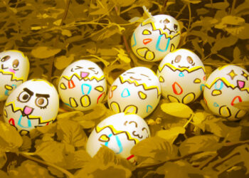 Poster easter eggs animes